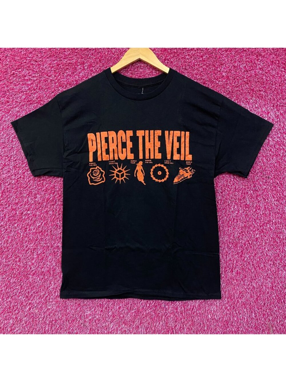 Pierce The Veil "I Can't Hear You World Tour" T-Shirt Large
